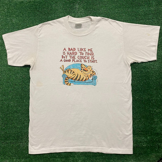 Vintage 80s Dad Comic Single Stitch Hallmark Funny Humor Tee