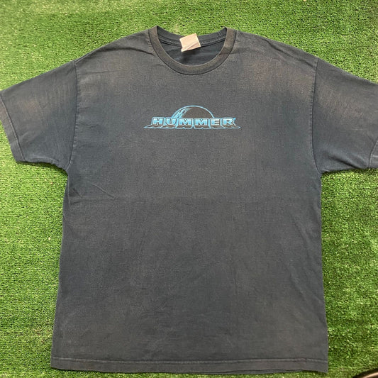 Vintage Y2K Hummer H2 Logo Essential Baggy Rap Cars Tee