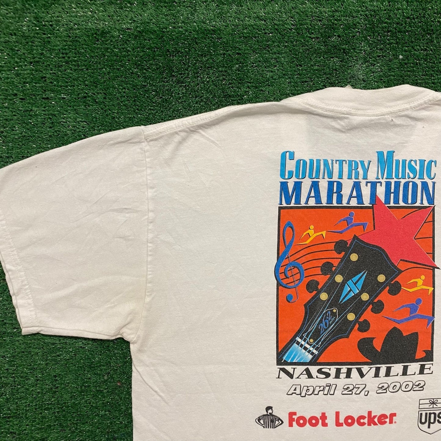 Vintage Y2K Nashville Country Music Marathon Souvenir Tee