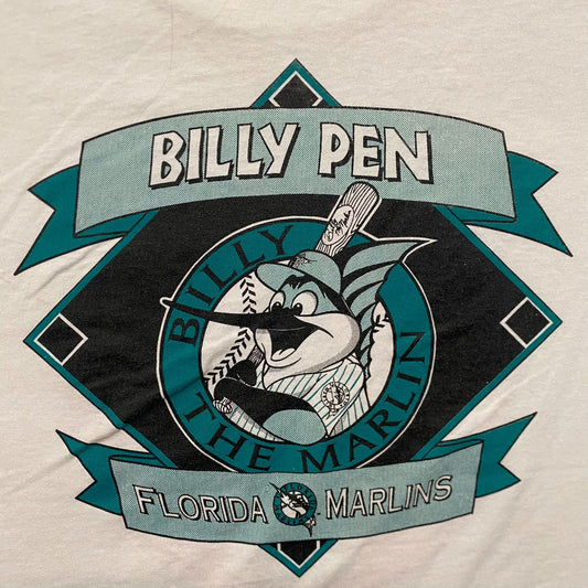 Vintage 90s Florida Marlins Coca-Cola Single Stitch Tee