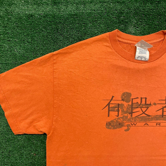 Vintage 90s Baggy Essential Japan Beware T-Shirt