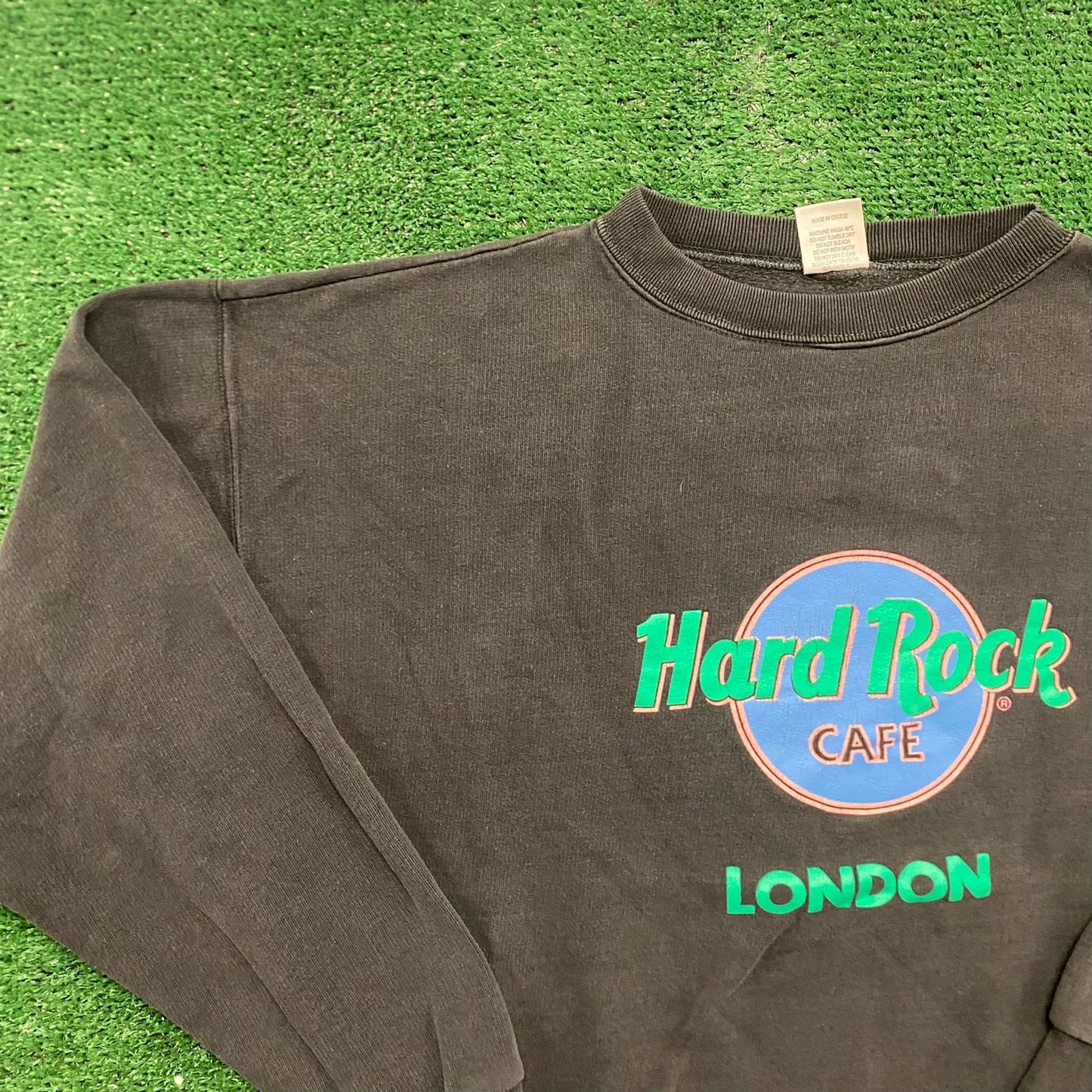 Vintage 90s Hard Rock London Sun Faded Tourist Sweatshirt