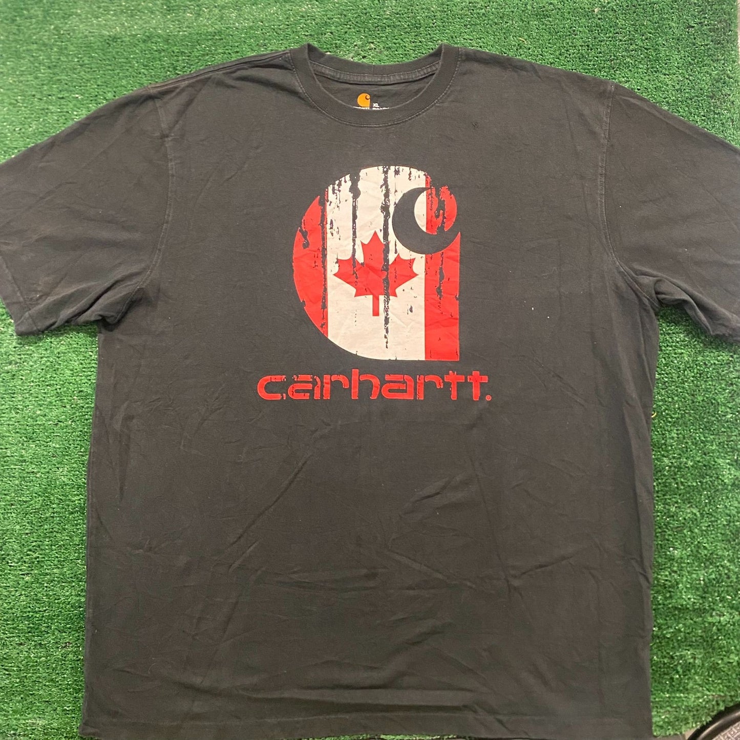 Carhartt Workwear Canada Flag Vintage T-Shirt