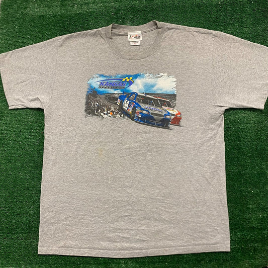 Vintage Y2K NASCAR Kansas Speedway Essential Racing T-Shirt