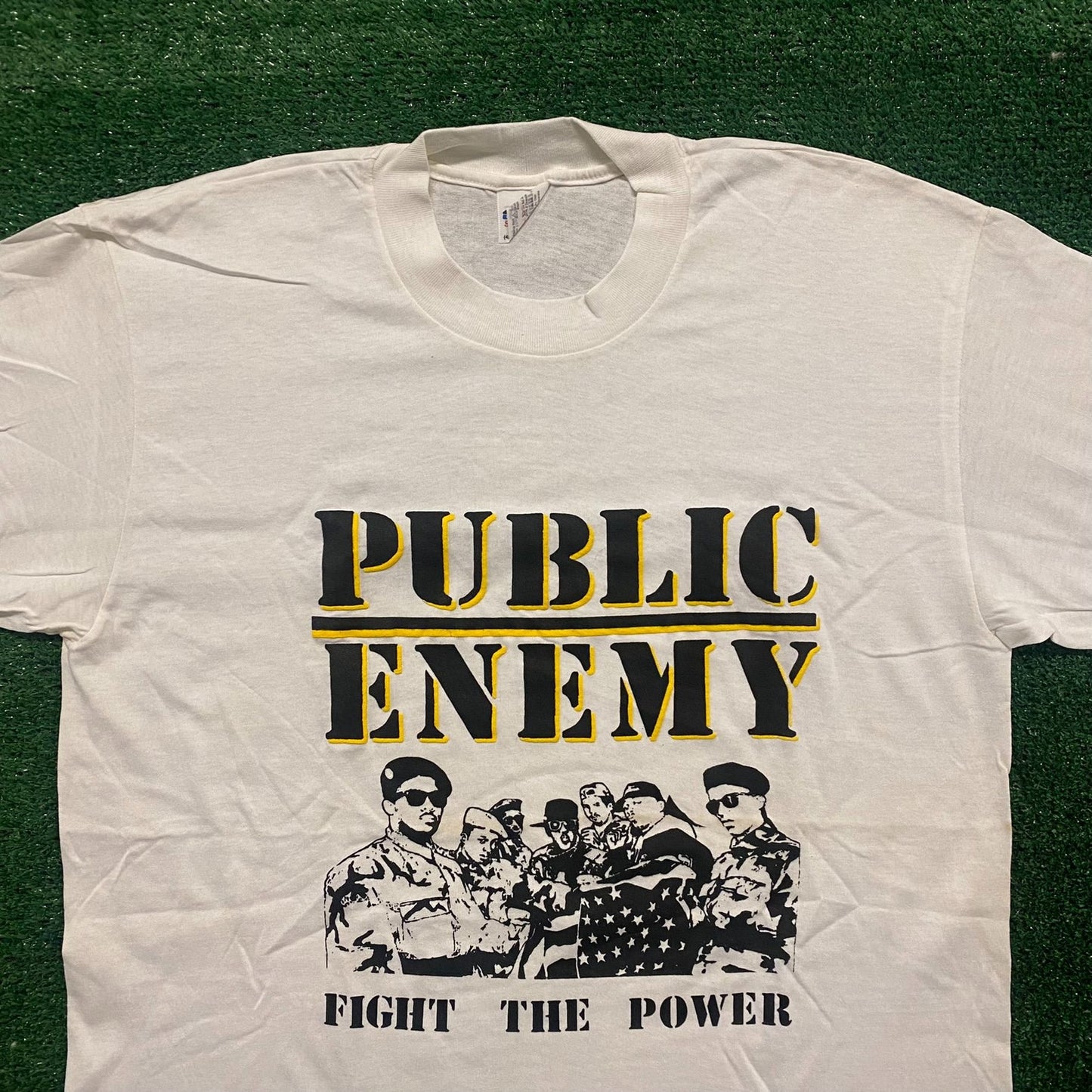 Deadstock NOS Public Enemy Vintage 90s Rap Hip Hop T-Shirt