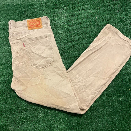 Levi's 512 Slim Taper Fit Vintage Khakis Chinos Pants