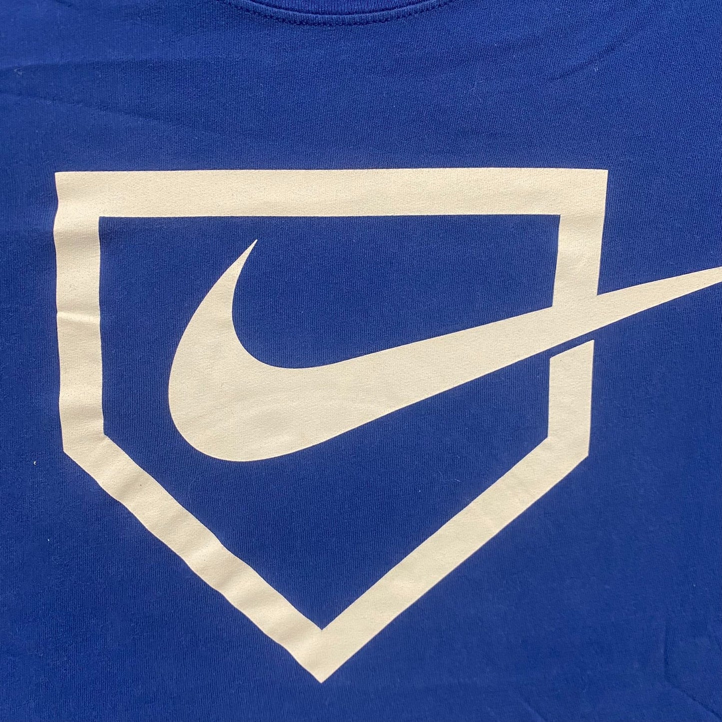 Nike Baseball Center Swoosh Shirt Athletic Dri-Fit Logo Tee