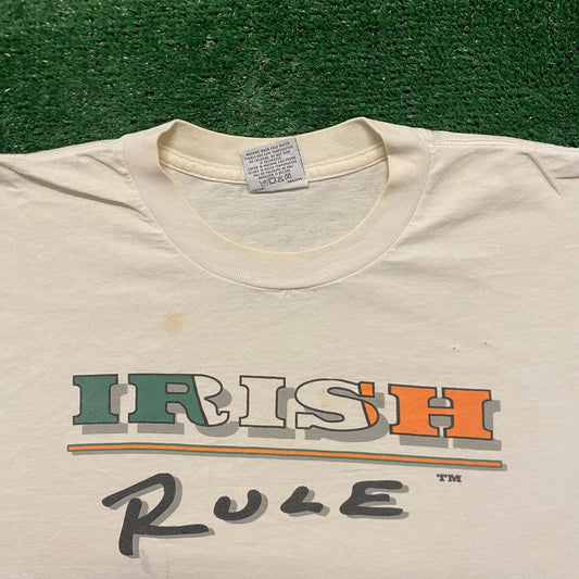 Ireland Irish Humor Vintage 90s Funny T-Shirt