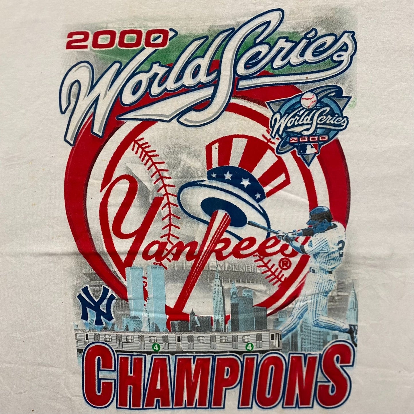 Vintage Y2K New York Yankees Subway Series MLB Sports Tee