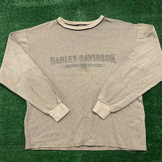 Vintage 90s Harley Davidson Spell Out Crewneck Sweatshirt