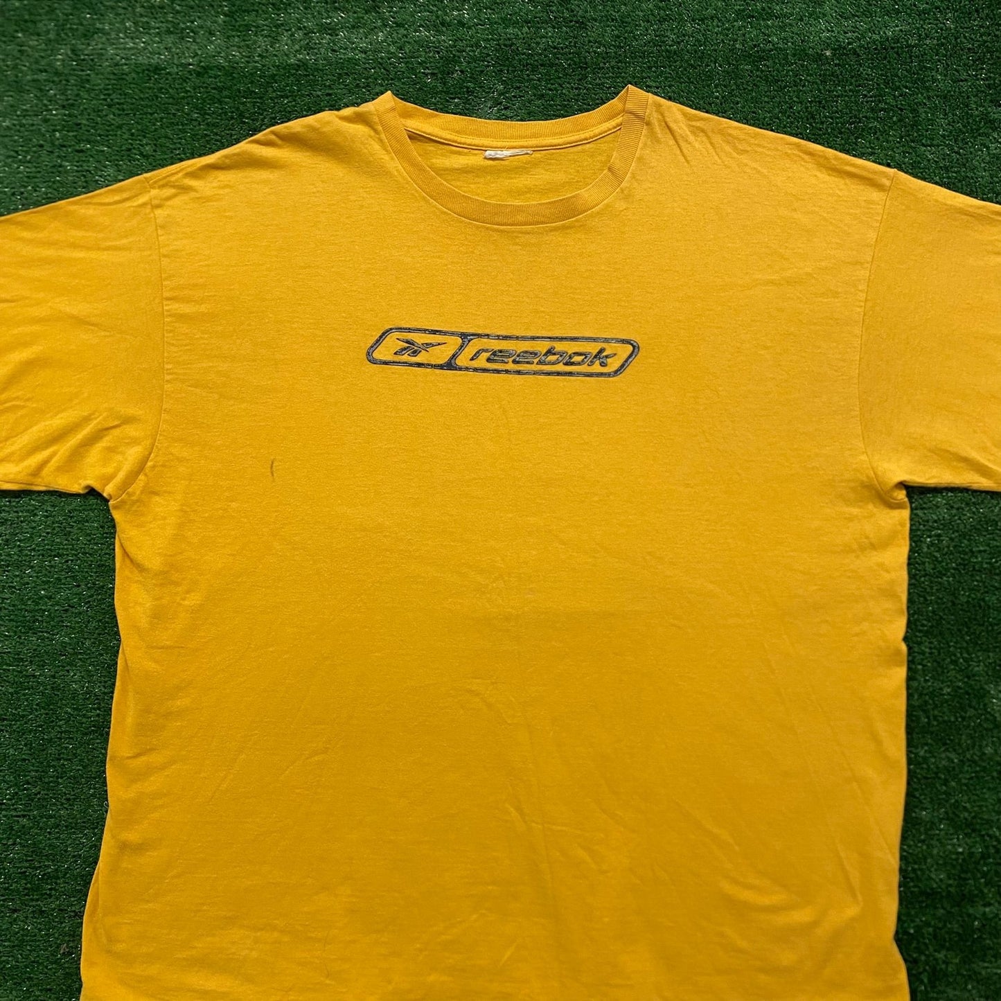 Vintage Y2K Reebok Spell Out Logo Essential Baggy Tee