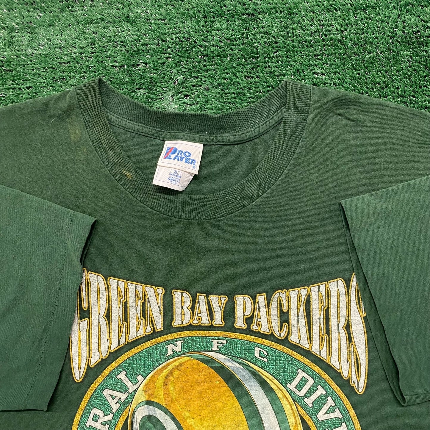 Vintage 90s Essential Baggy Green Bay Packers Sports T-Shirt