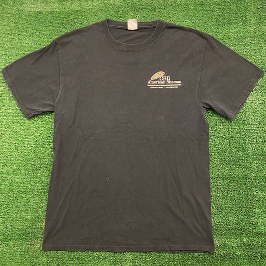 Got Pain CBD Weed Vintage 420 Stoner Shaman T-Shirt