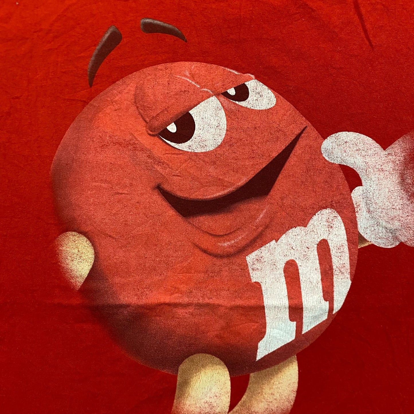Vintage Y2K Essential Red M&Ms Chocolate Candy T-Shirt