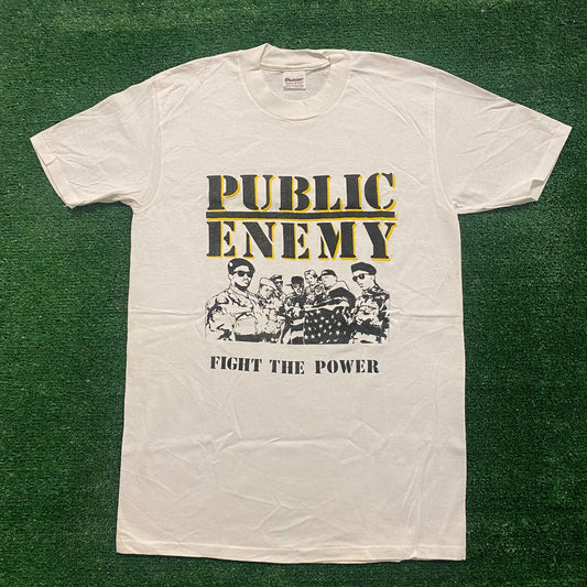 Deadstock NOS Public Enemy Vintage 90s Rap Hip Hop T-Shirt