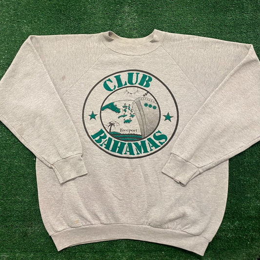 Vintage 90s Freeport Bahamas Tourist Crewneck Sweatshirt