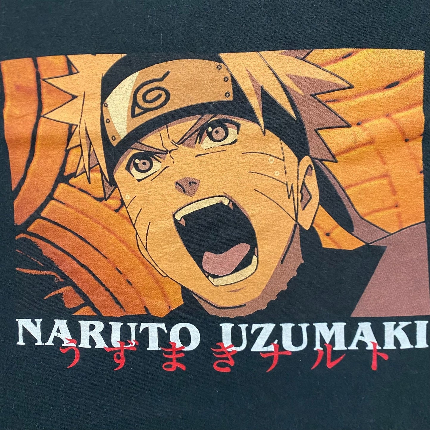 Vintage Y2K Naruto Shippuden Shirt Japan Anime Baggy Tee