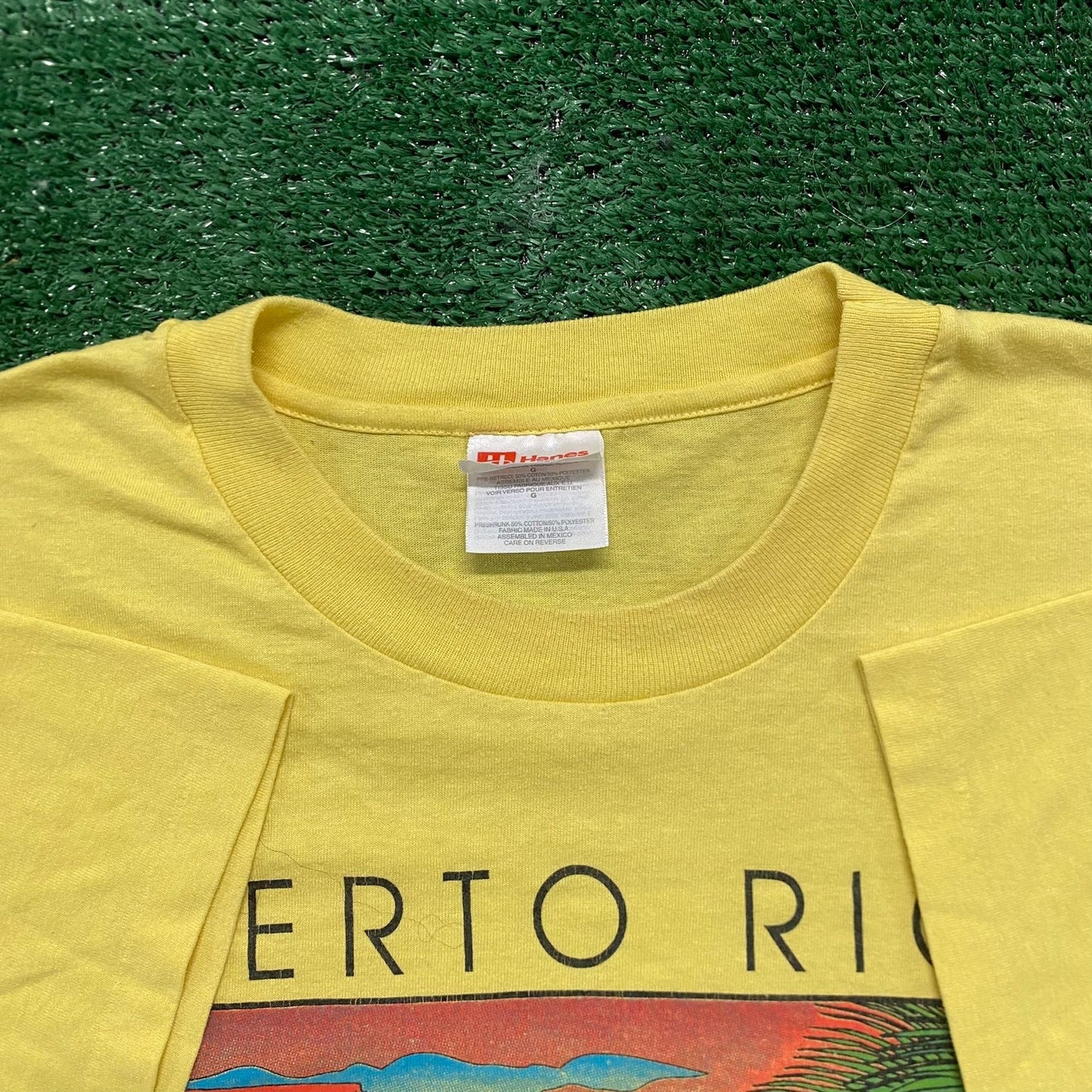 Vintage 90s Puerto Rico Essential Single Stitch Tourist Tee