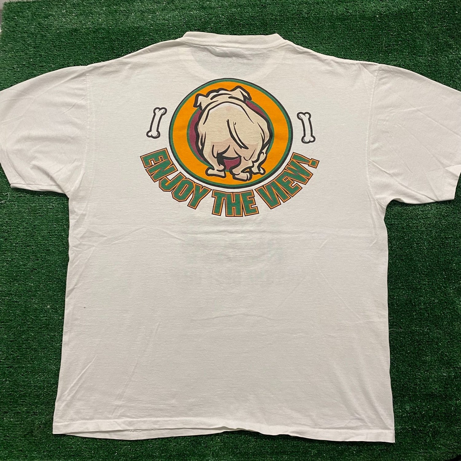 Vintage 90s Funny Dog Shirt Single Stitch Animal Humor Tee – Agent Thrift