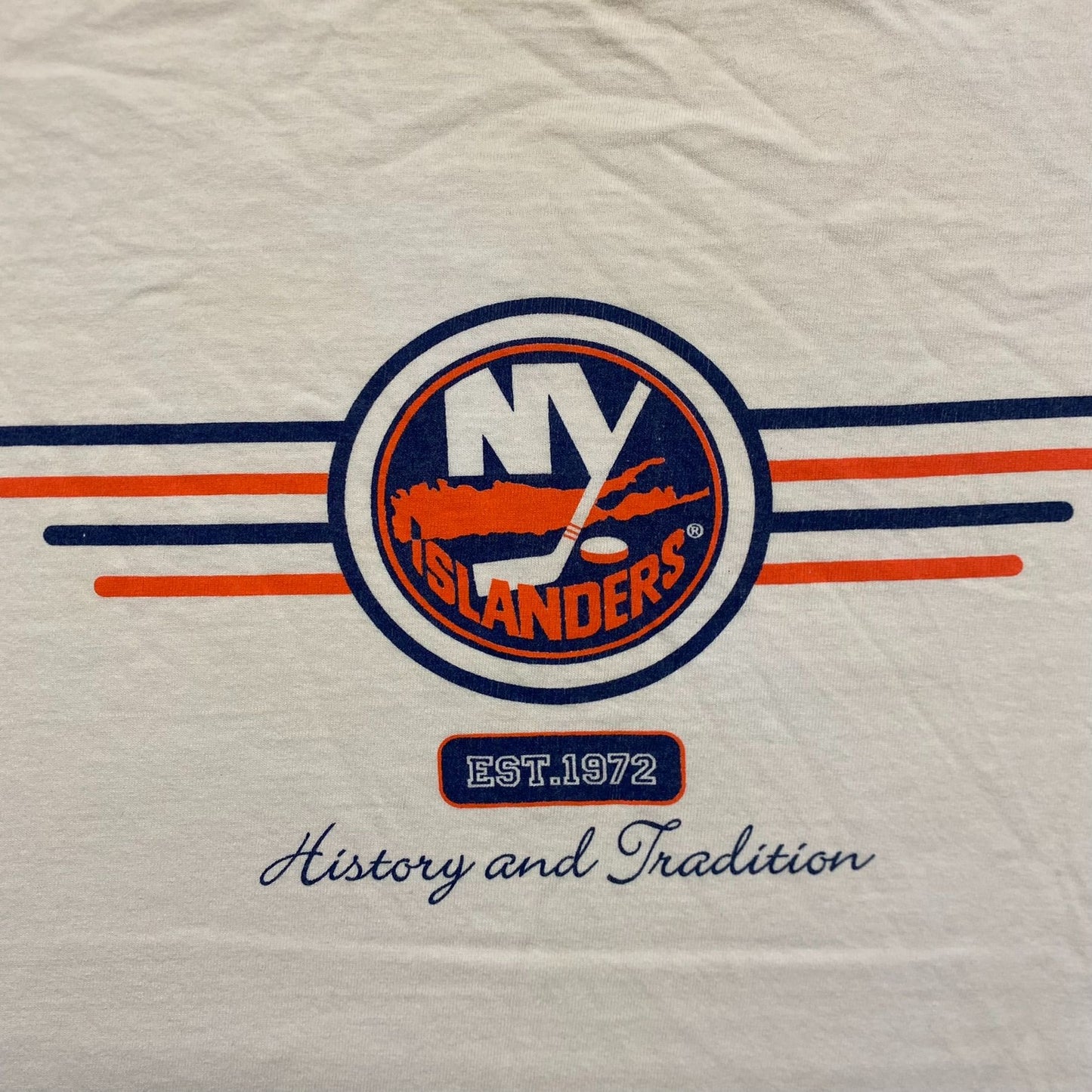 Vintage 90s New York Islanders NHL Hockey Baggy Sports Tee