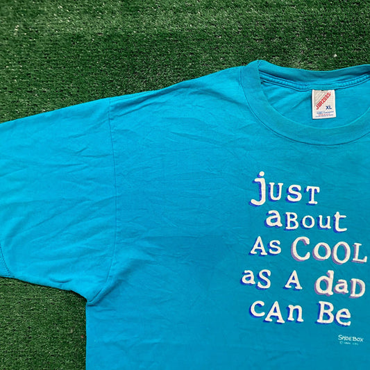 Vintage 80s Dad Father Funny Quote Slogan Single Stitch Tee