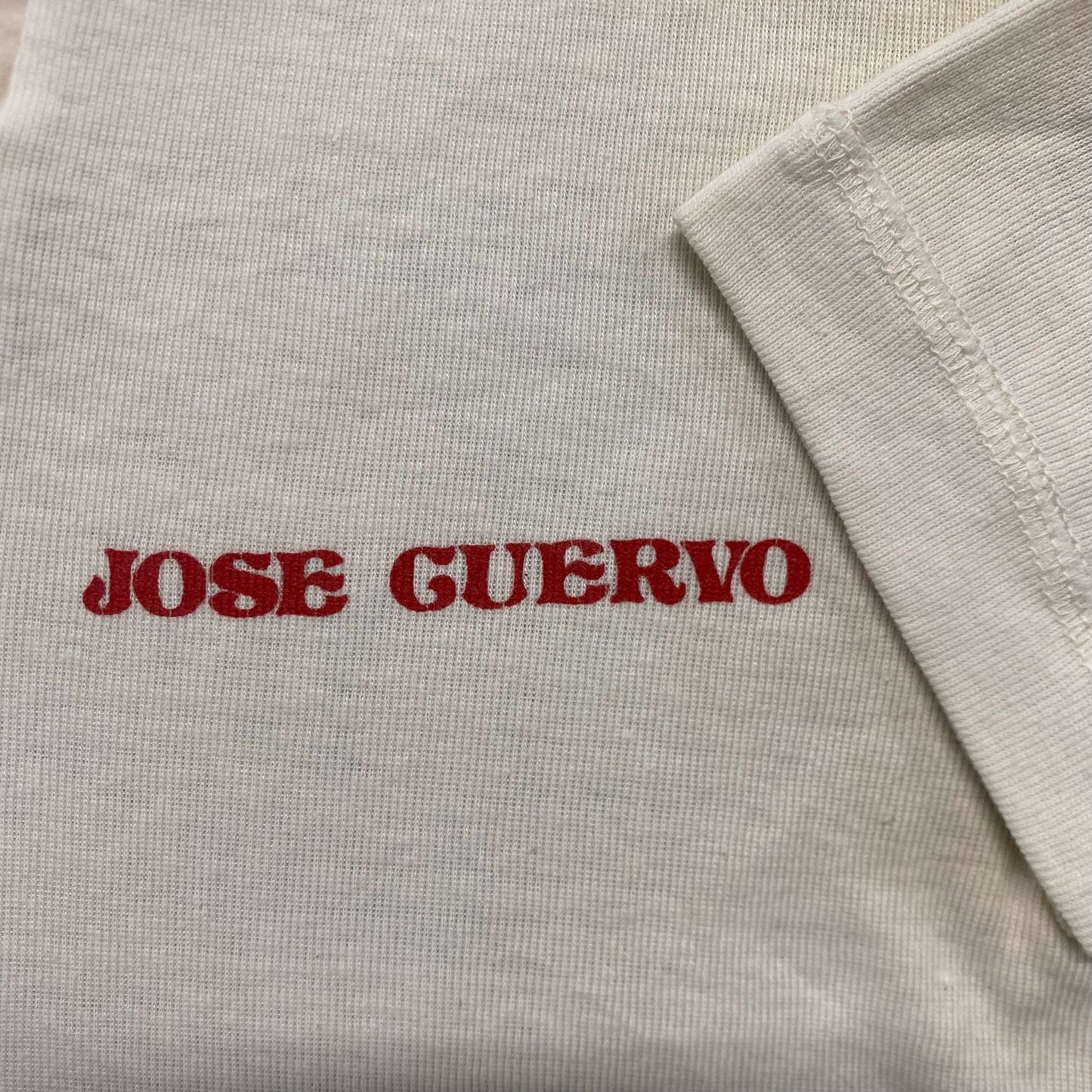 Vintage 70s 80s Jose Cuervo Tequila Long Johns Henley Tee