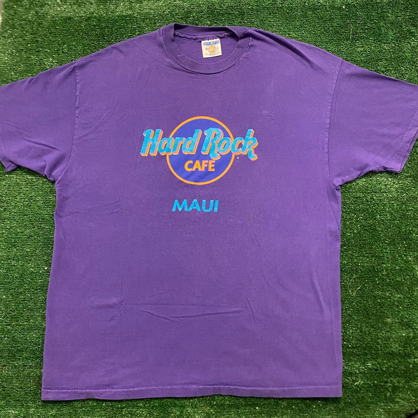 Vintage 90s Hard Rock Cafe Maui Hawaii Single Stitch Tee