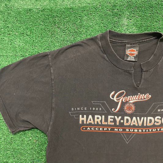 Vintage 90s Harley Orlando Sun Faded Single Stitch T-Shirt
