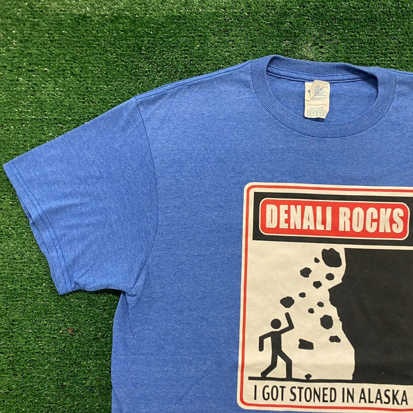Vintage 2000s Denali Alaska Tourist Humor T-Shirt