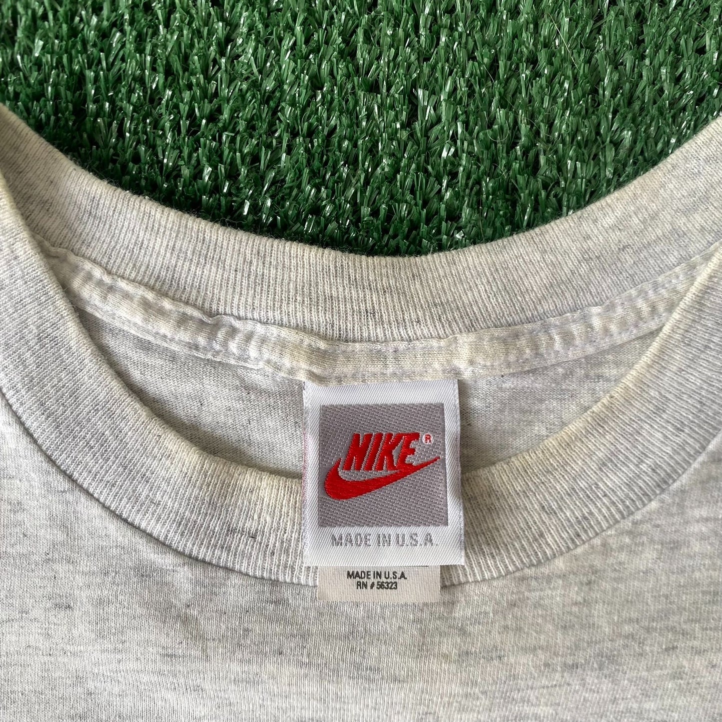 Vintage 90s Nike Running Shirt Single Stitch Volunteer Tee