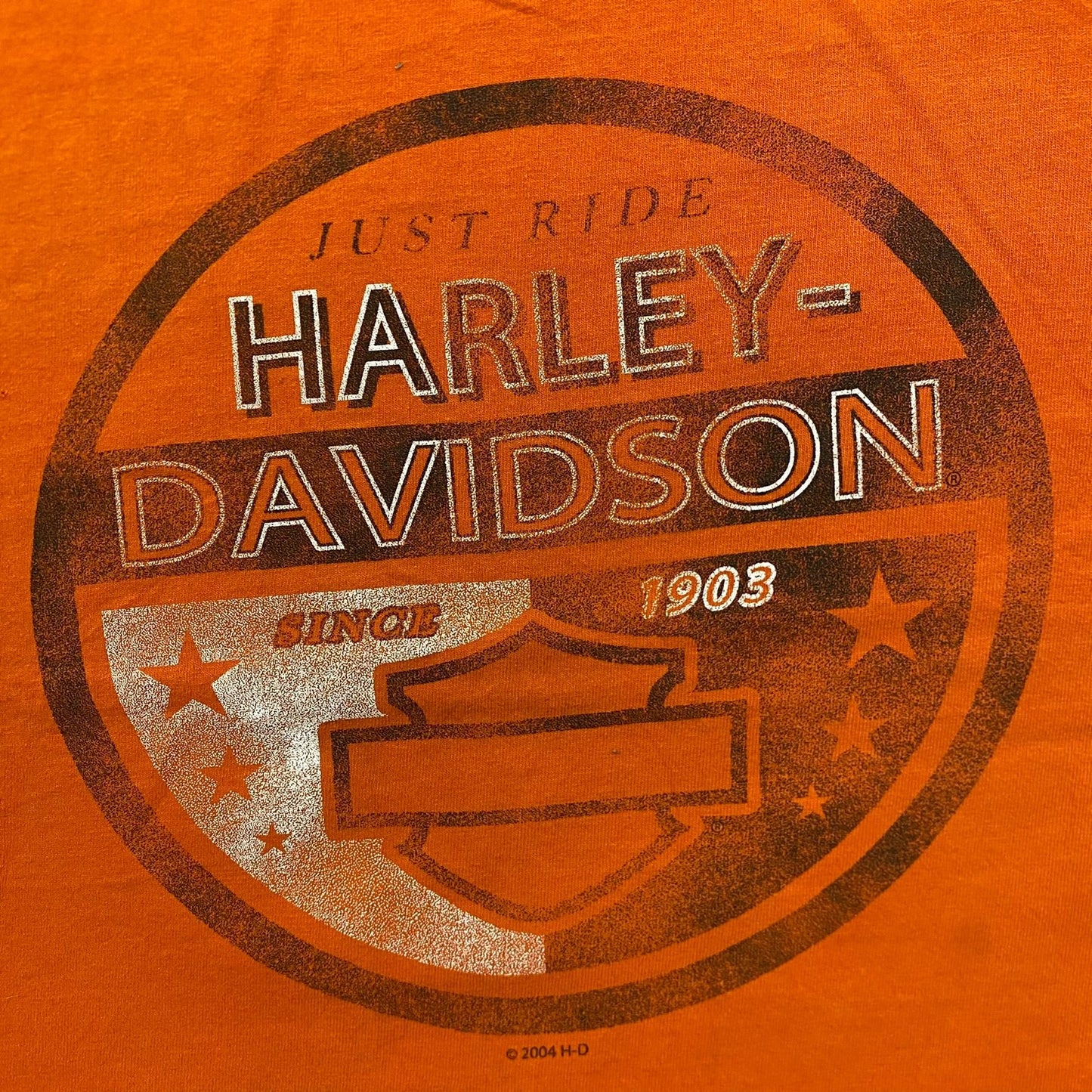 Vintage 90s Harley Davidson Emblem Logo Single Stitch Tank