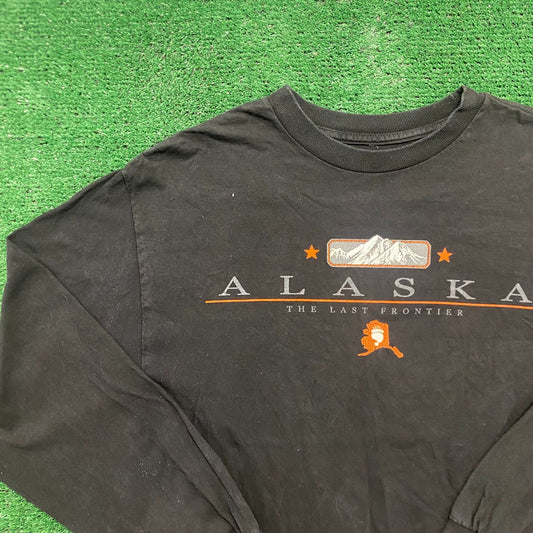 Vintage Y2K Alaska Faded Essential Tourist Souvenir Tee