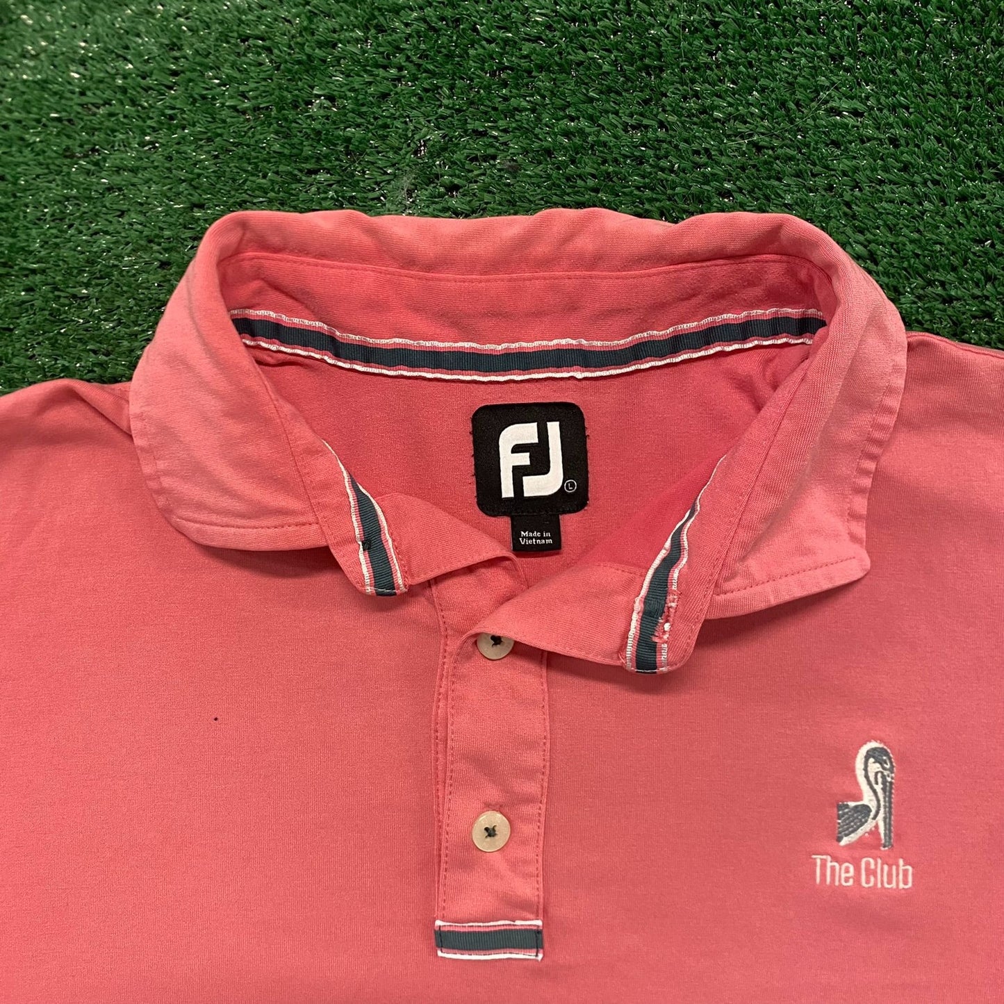 FootJoy Preppy Pink Golf Course Country Club Polo Shirt