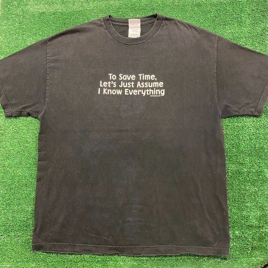 I Know Everything Vintage Attitude Humor T-Shirt