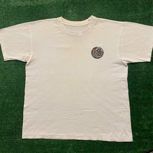 Japanese Fishing Samurai Vintage Japan Artwork T-Shirt