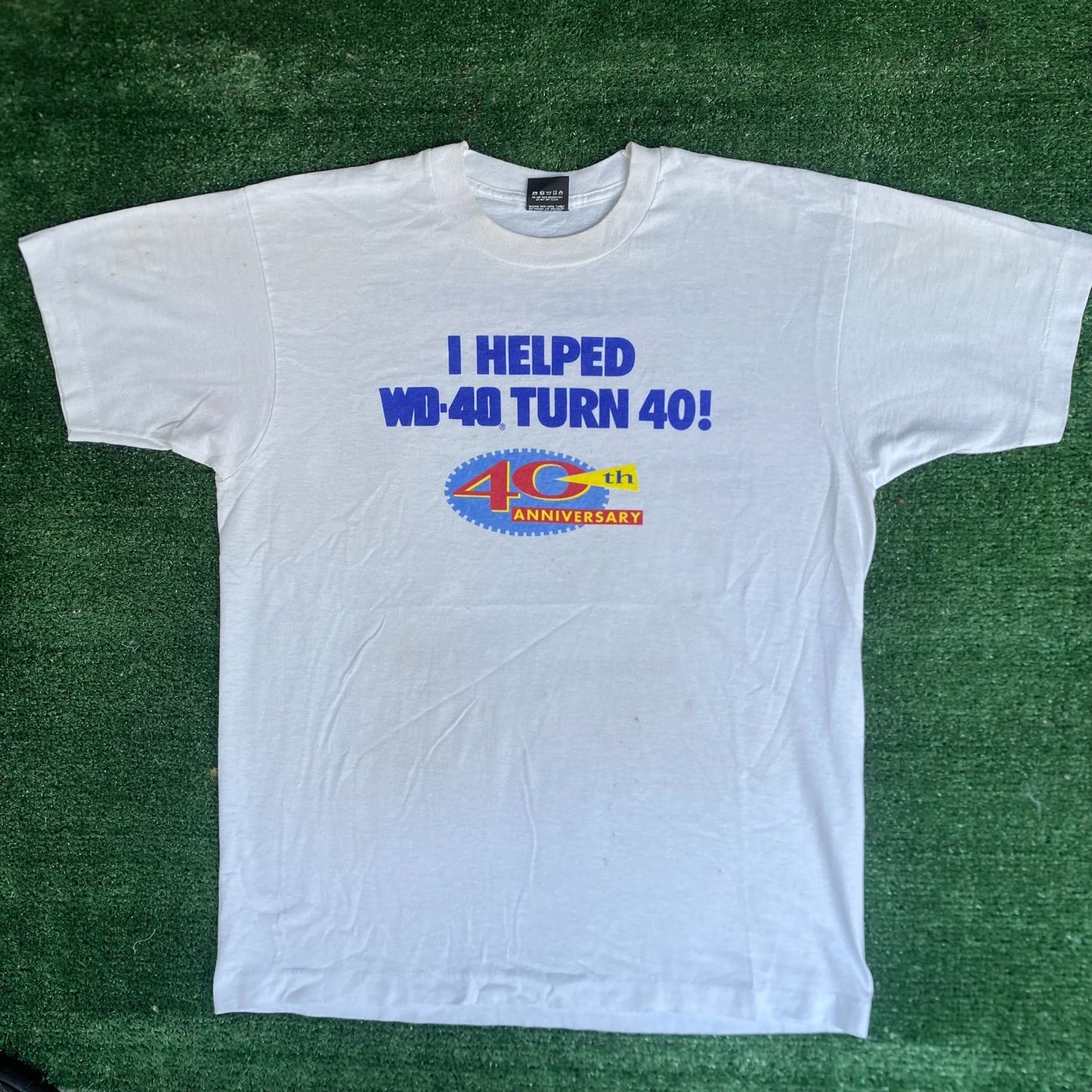 Vintage 90s WD-40 Employee Shirt Single Stitch Worker Tee