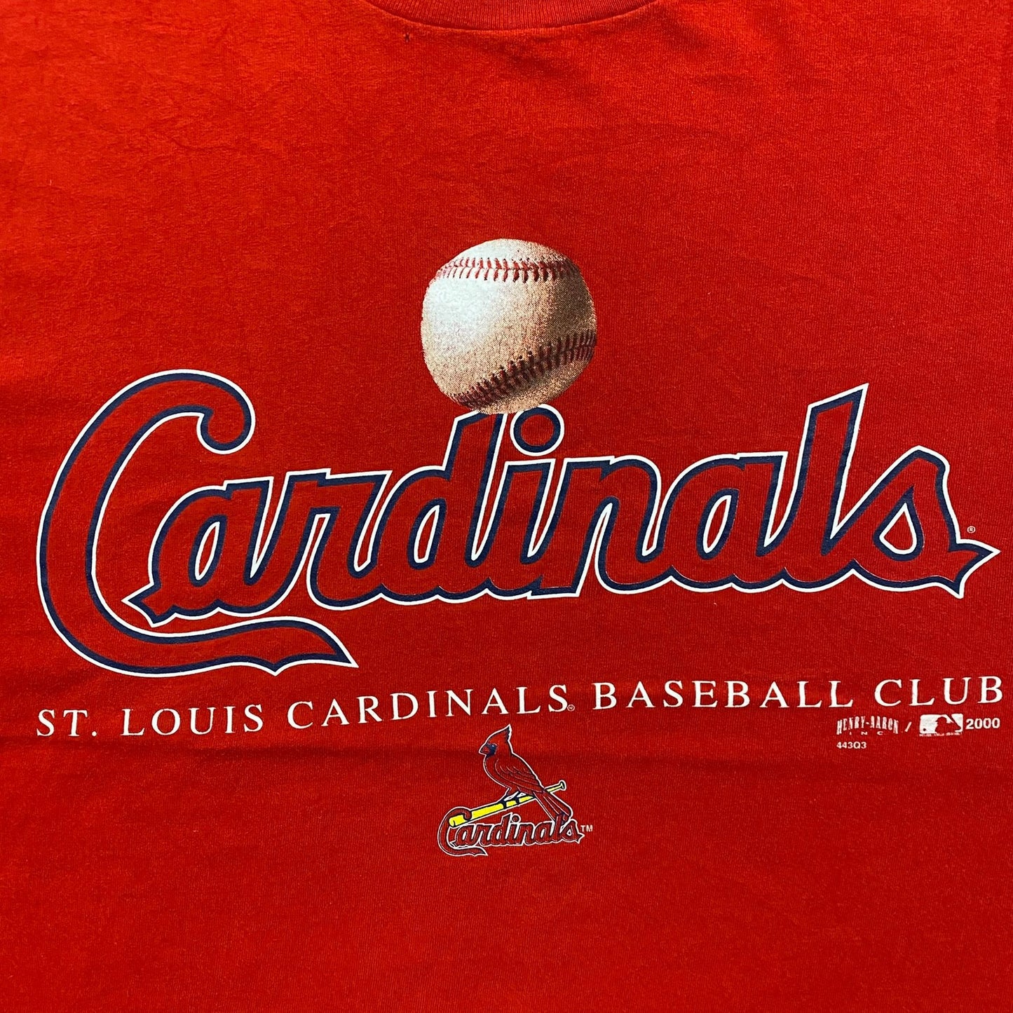 Vintage Y2K St. Louis Cardinals MLB Baseball Logo Sports Tee