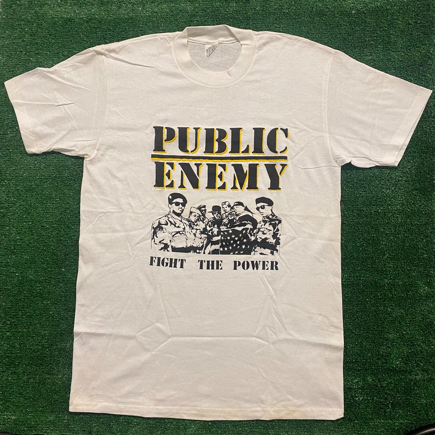 Deadstock NOS Public Enemy Vintage 90s Rap Hip Hop T-Shirt – Agent