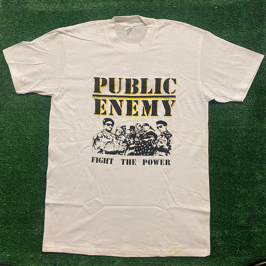 Deadstock NOS Public Enemy Vintage 90s Rap Hip Hop T-Shirt