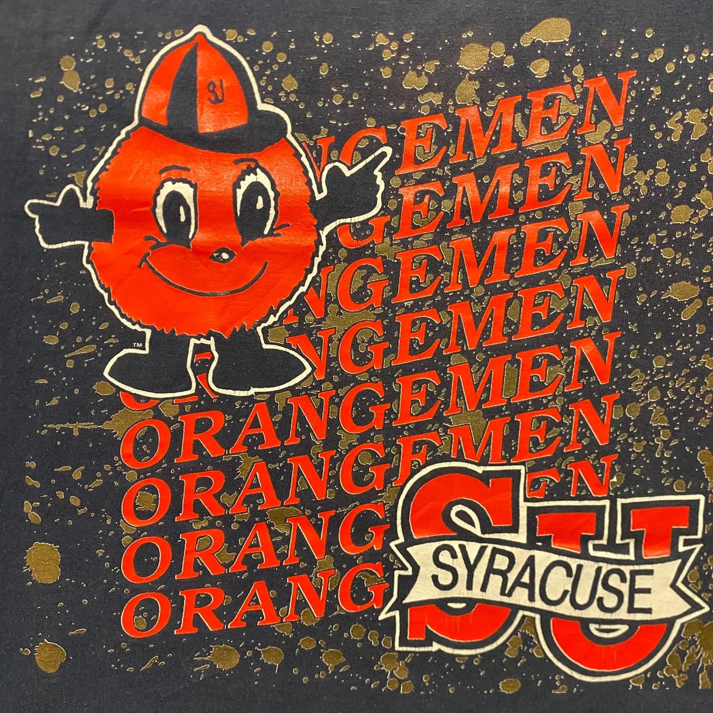 Vintage 80s Essential Syracuse Orangemen College Sports Tank
