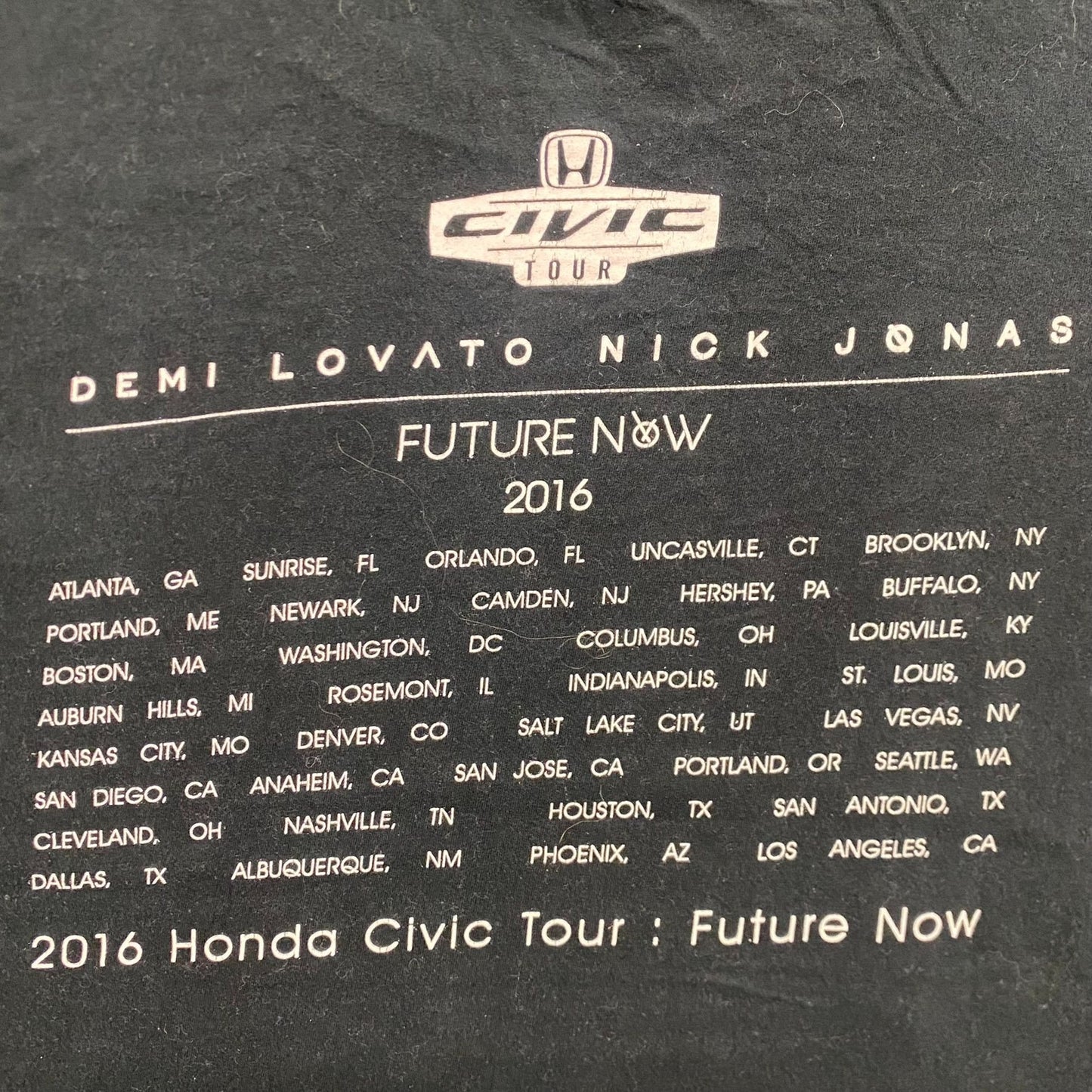 Essential Demi Lovato Nick Jonas Concert Band Tour T-Shirt