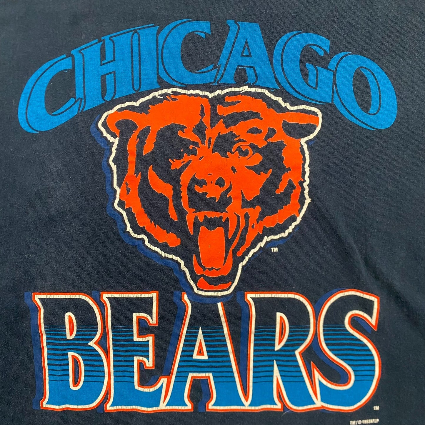 Vintage 90s Chicago Bears Football Baggy NFL Sports Tee