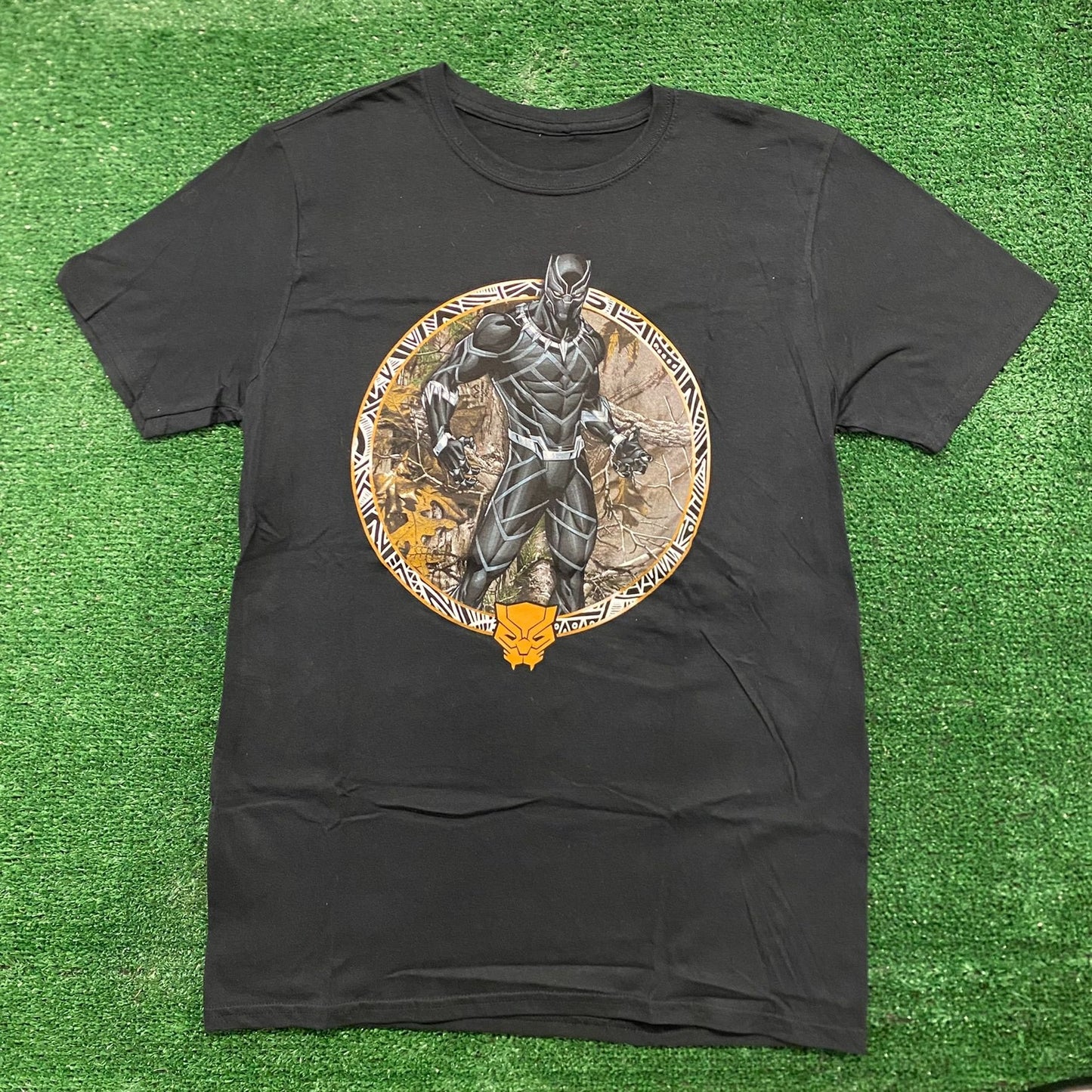 Black Panther Camo Vintage Marvel Movie T-Shirt