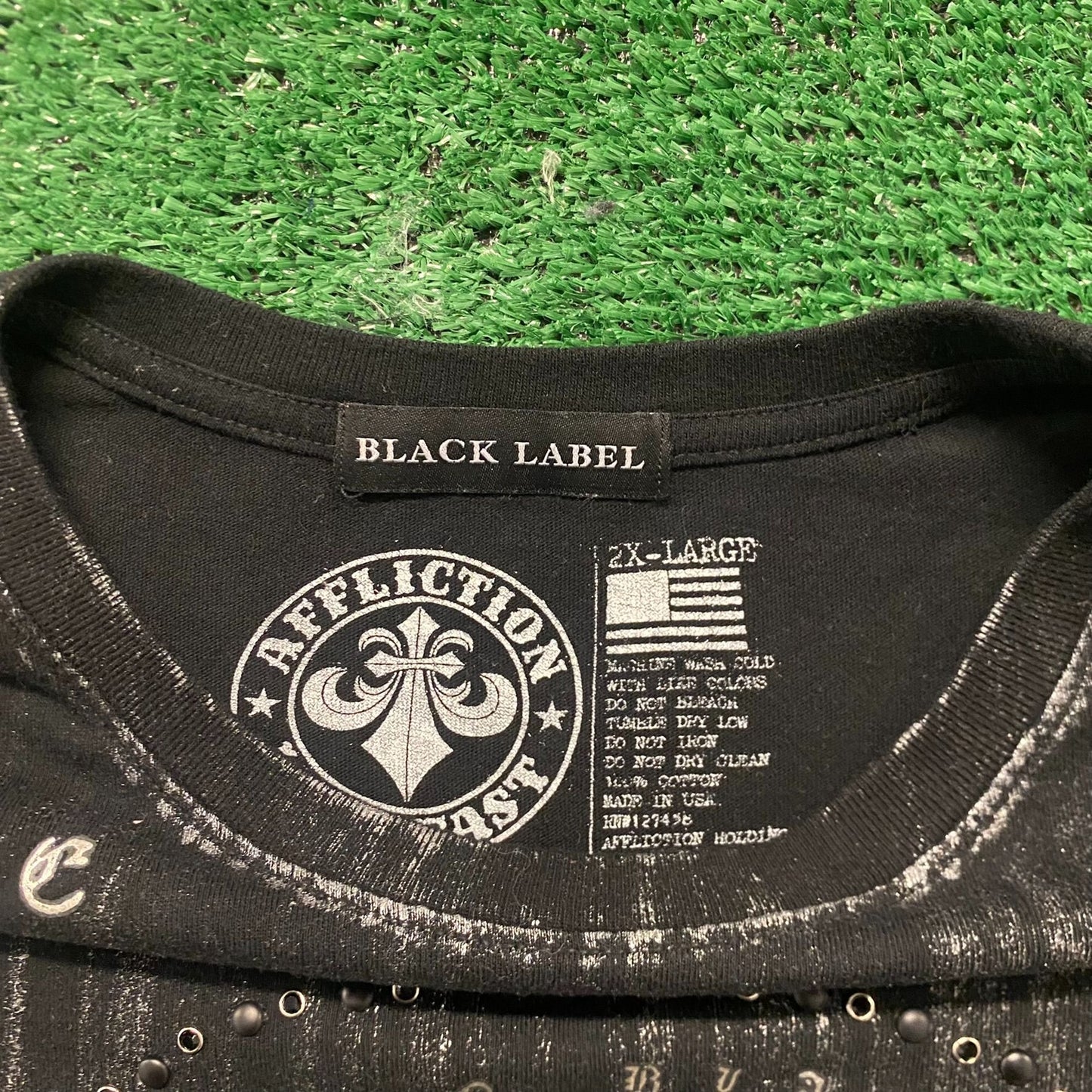 Affliction Black Label Roses Vintage Gothic Punk T-Shirt