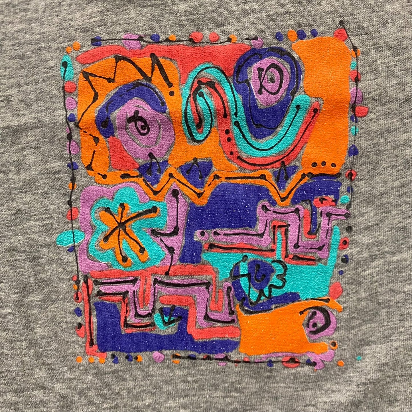 Vintage 90s Nike Picasso Art Shirt Single Stitch Abstract Tee