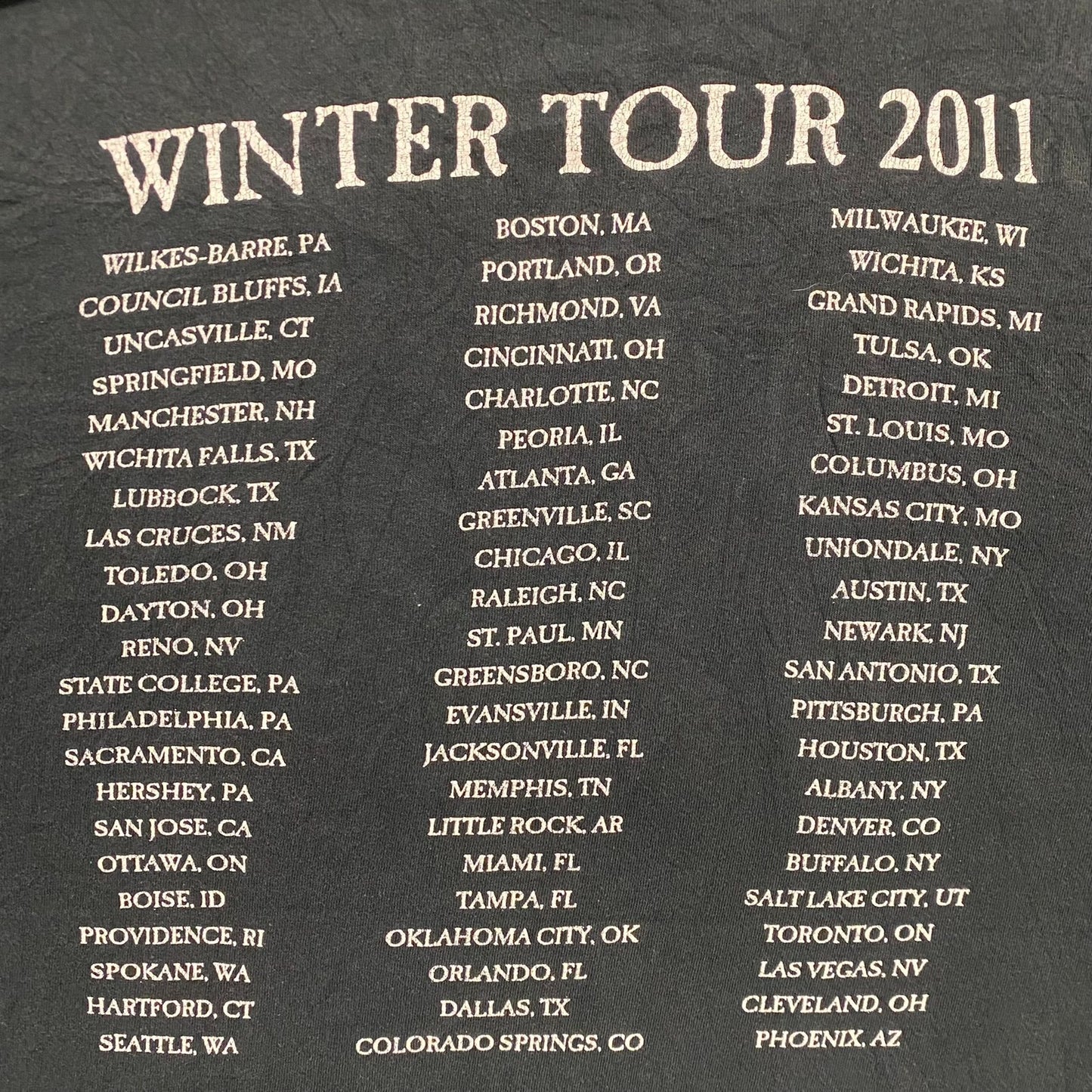 Vintage Y2K Trans Siberian Orchestra Tour Rock Band Tee