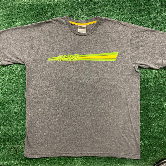 Vintage Y2K Nike Spell Out Logo Essential Athletic Tee