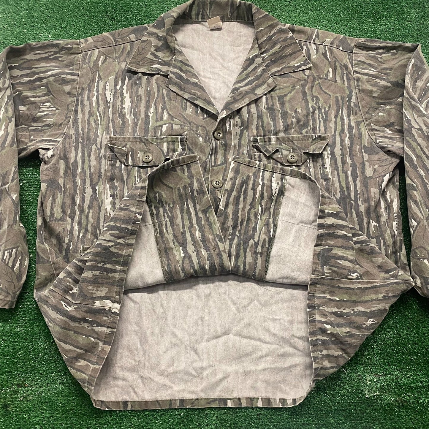 Vintage 90s Realtree Camo Field Shirt Jacket Overshirt