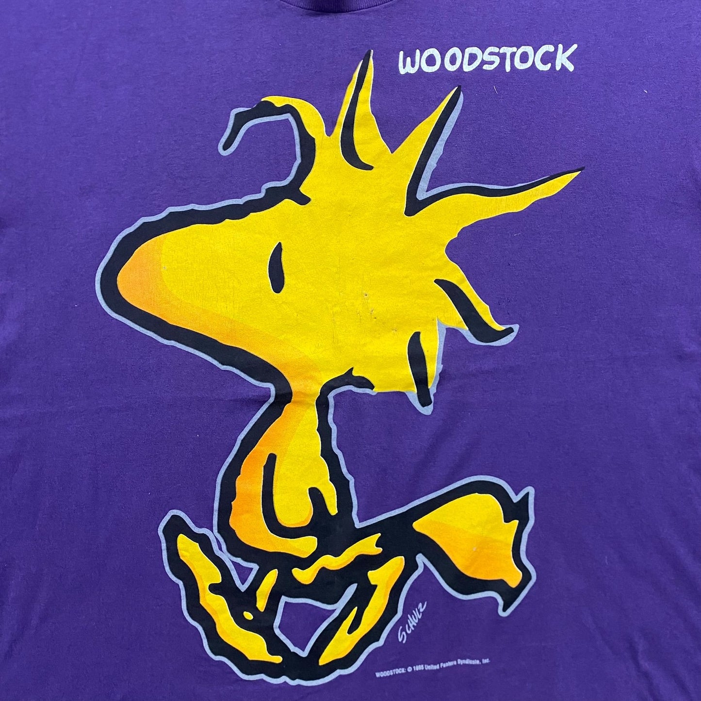 Vintage 80s 90s Essential Peanuts Woodstock Comic AOP T-Shirt