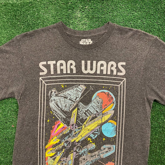 Star Wars Millennium Falcon Vintage Movie T-Shirt